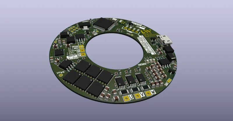 Custom BLDC servo motor driver electronics